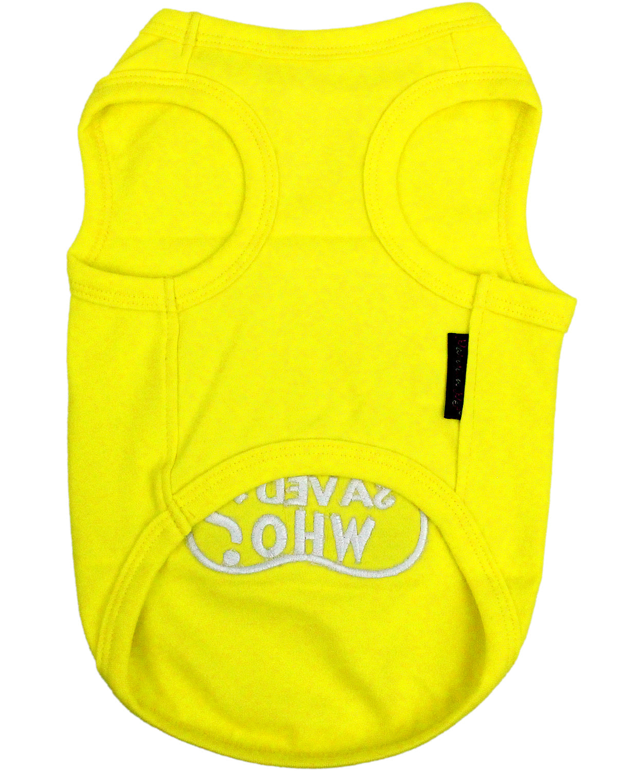 Parisian Pet Who Saved Who Heartwarming Dog Shirt  Funny Slogan Pet T-Shirt for Dogs & Cats, Light Yellow