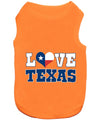 Parisian Pet Love Texas Pet T-Shirt-Orange