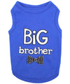 Parisian Pet Big Brother Embroidered Pet T-Shirt-Blue