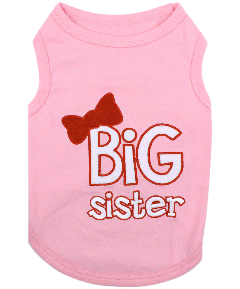 Parisian Pet Big Sister Trendy Dog Apparel-Pink