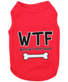 Parisian Pet WTF Pet Shirt-Red
