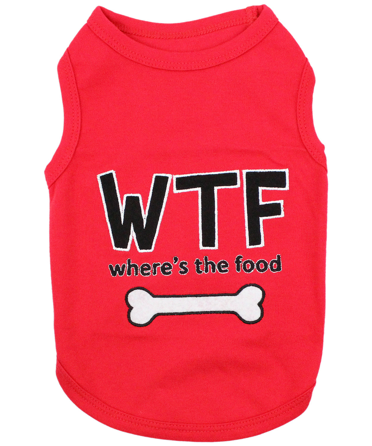 Parisian Pet WTF Pet Shirt - Funny Dog & Cat Shirt, Red