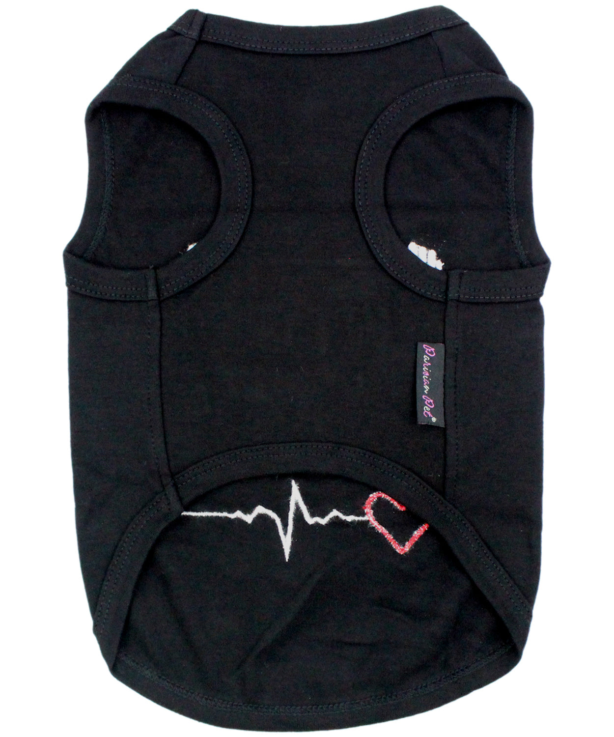 Parisian Pet I Work Out Trendy Dog Apparel  Playful Slogan Dog Shirt for Dogs & Cats, Black