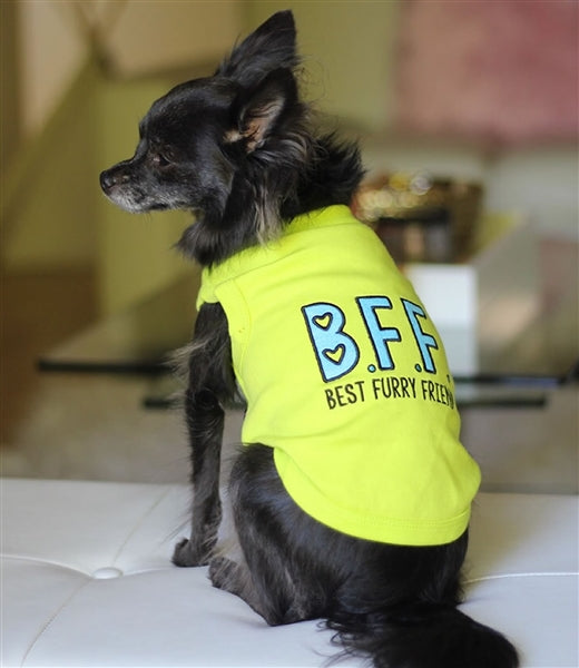 Parisian Pet BFF Comfortable Embroidered Dog T-Shirt