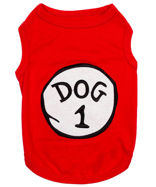 Parisian Pet Dog 1 Dog Shirt – Fun Slogan Cotton Pet T-Shirt for Dogs & Cats, Red