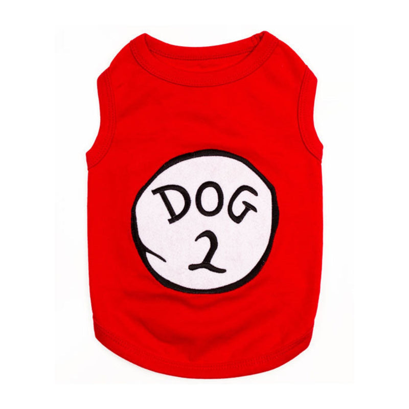 Parisian Pet Dog 2 Funny Slogan Dog T-Shirt-Red