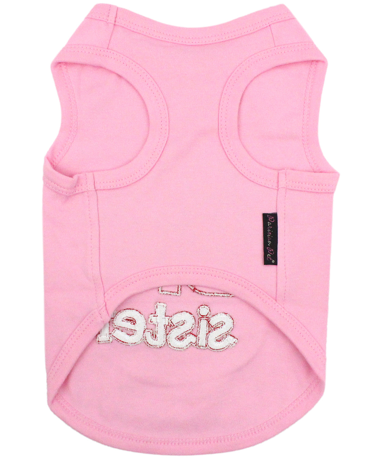 Parisian Pet Little Sister Pet Shirt - Cute Dog Fashion Shirt for Dogs & Cats, Pink