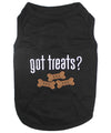 Parisian Pet Got Treats? Novelty Dog Apparel-Black