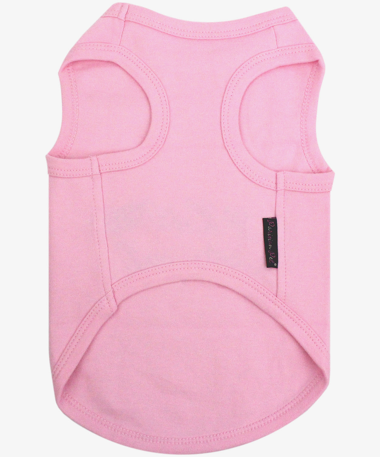 Parisian Pet XOXO Soft Cotton Slogan Dog T-Shirt-Pink