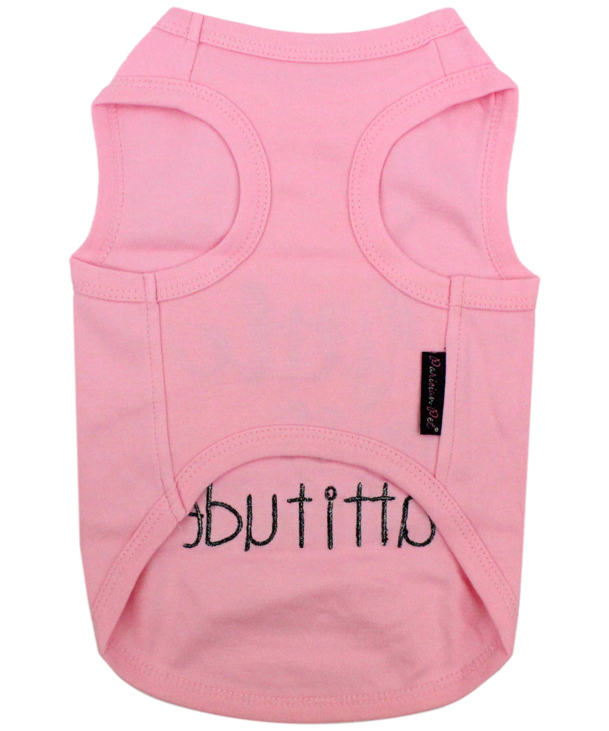 Parisian Pet Little Miss Attitude Pet Shirt - Cute Dog & Cat Shirt, Pink