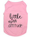 Parisian Pet Little Miss Attitude Pet Shirt-Pink