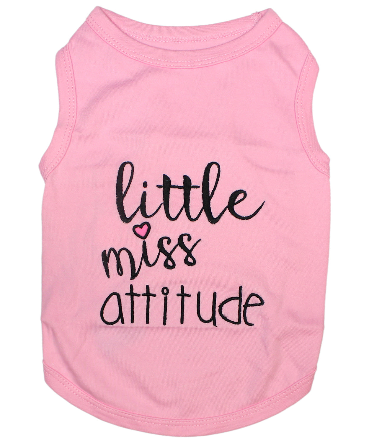 Parisian Pet Little Miss Attitude Pet Shirt - Cute Dog & Cat Shirt, Pink