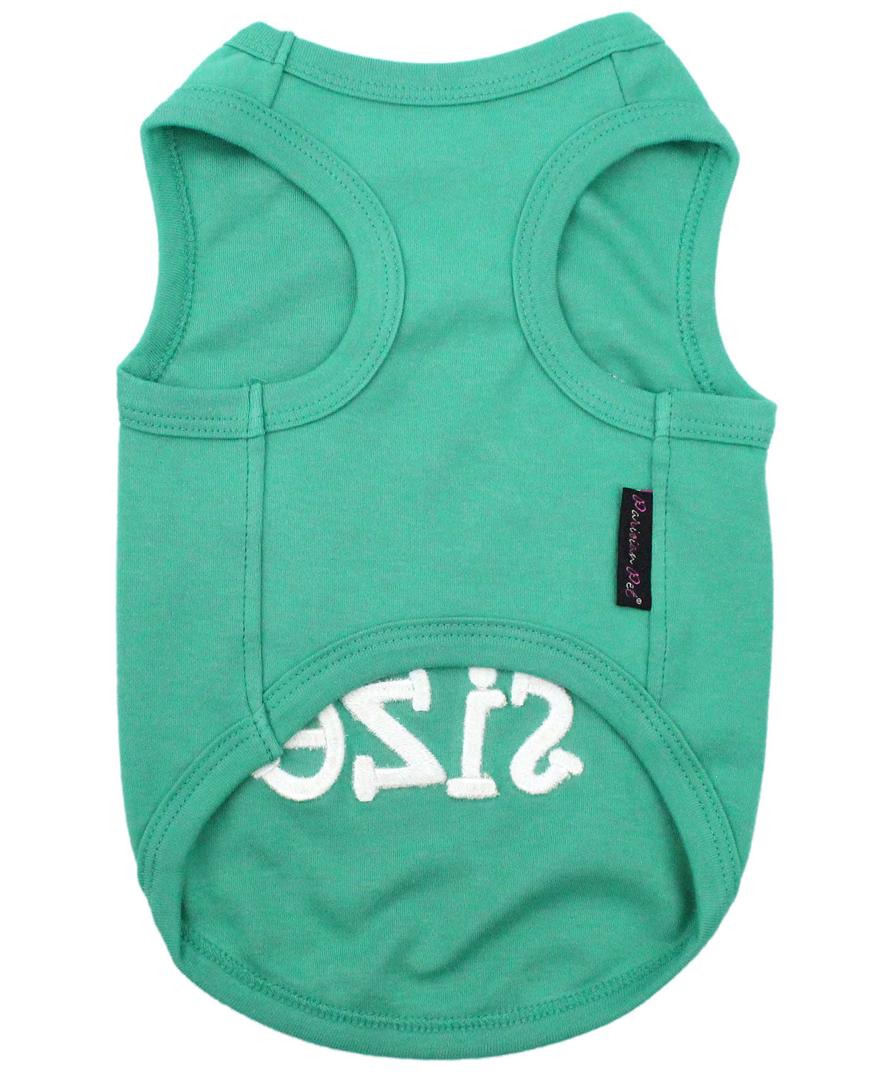 Parisian Pet Embroidered Elf Size Shirt-Green