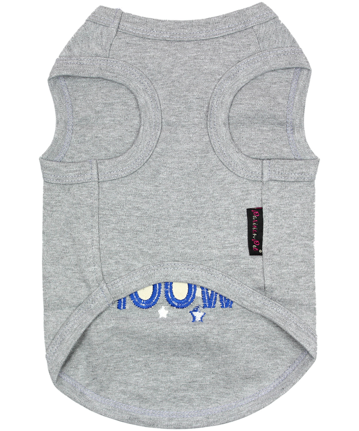 Parisian Pet Red, White & Woof Fourth of July Pet Outfit  Stylish and Breathable Holiday Apparel for Small Dogs & Cats, Red, White & Blue