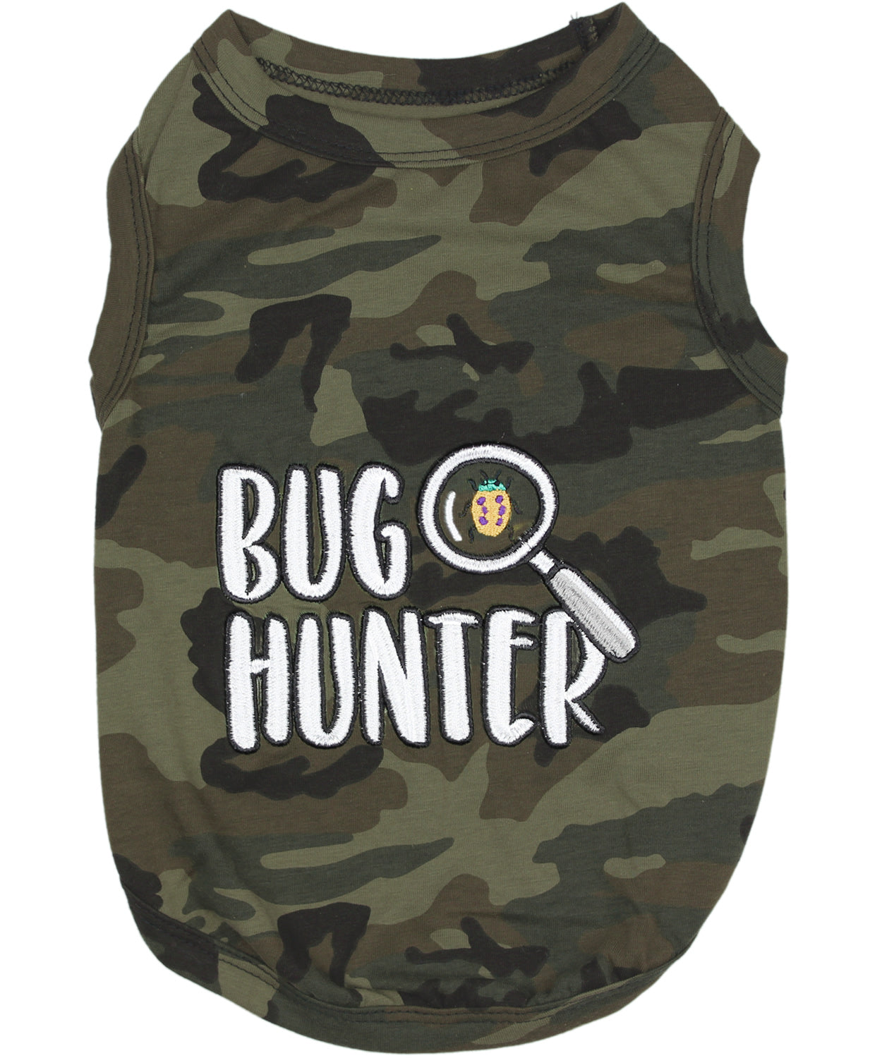 Parisian Pet Bug Hunter Dog T-Shirt-Green