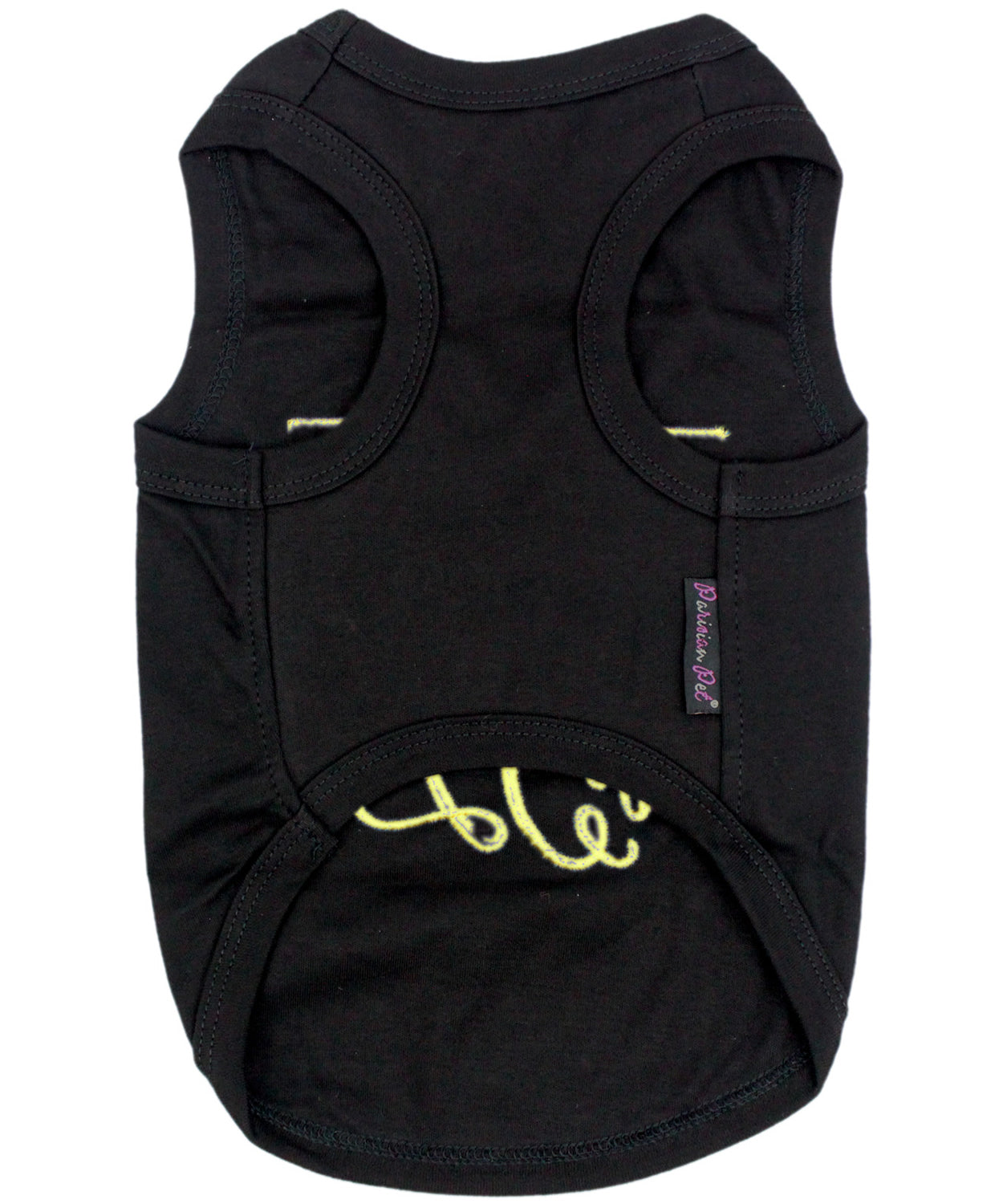 Parisian Pet Goal Digger Motivational Dog Shirt  Trendy Black Embroidered Pet Apparel for Dogs & Cats