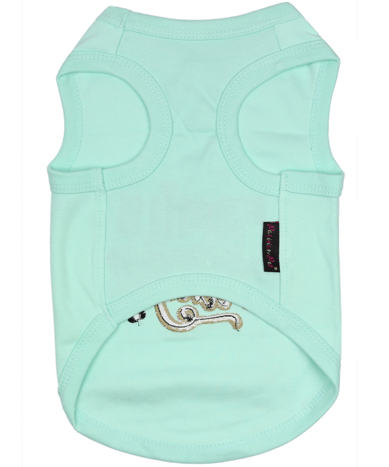 Parisian Pet Family is Everything Comfortable Dog T-Shirt-Light Blue