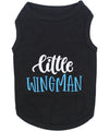 Parisian Pet Little Wingman Winged Dog T-Shirt-Black