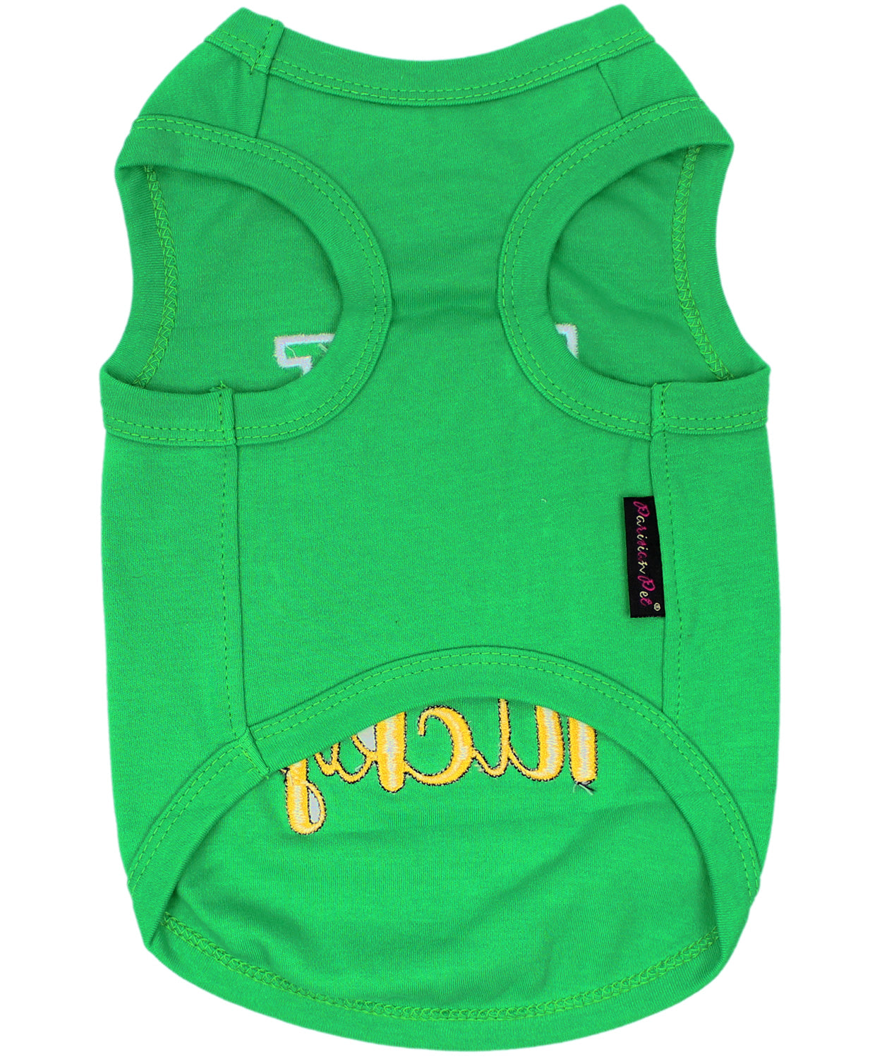 Parisian Pet Not Talented Just Lucky Witty Dog Shirt  Trendy Slogan Pet Apparel for Dogs & Cats-Saint Patricks Day