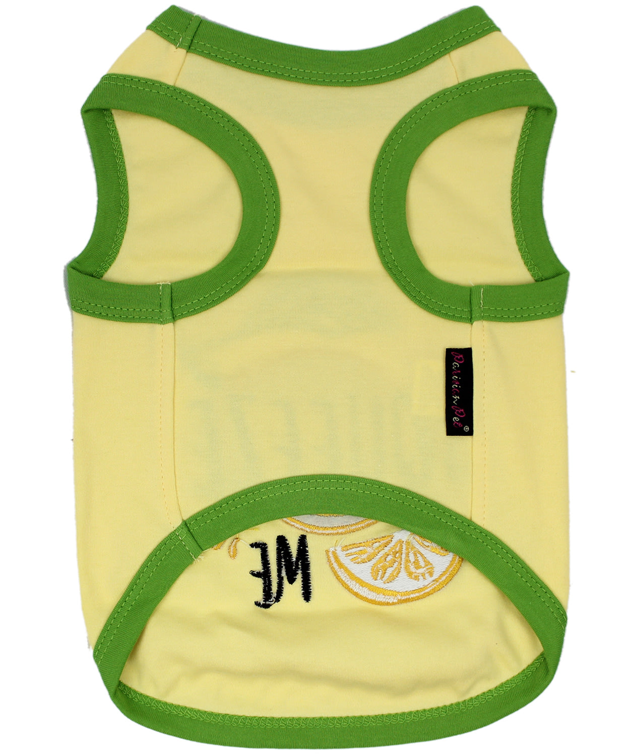 Parisian Pet Squeeze Me Dog Shirt  Playful Graphic Pet T-Shirt for Dogs & Cats, Yellow