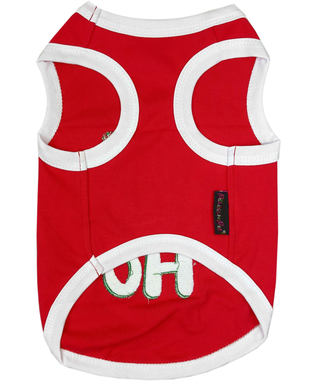 Parisian Pet Ho Ho Ho Pet Holiday Shirt-Red