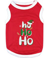 Parisian Pet Ho Ho Ho Pet Holiday Shirt-Red