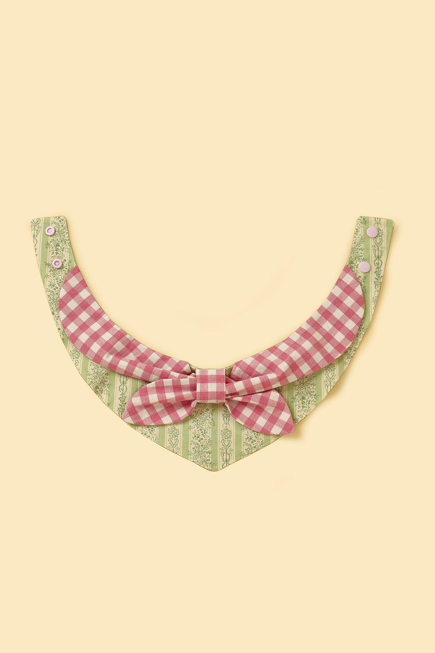 Picnic Bliss Floral Gingham Print Bandana