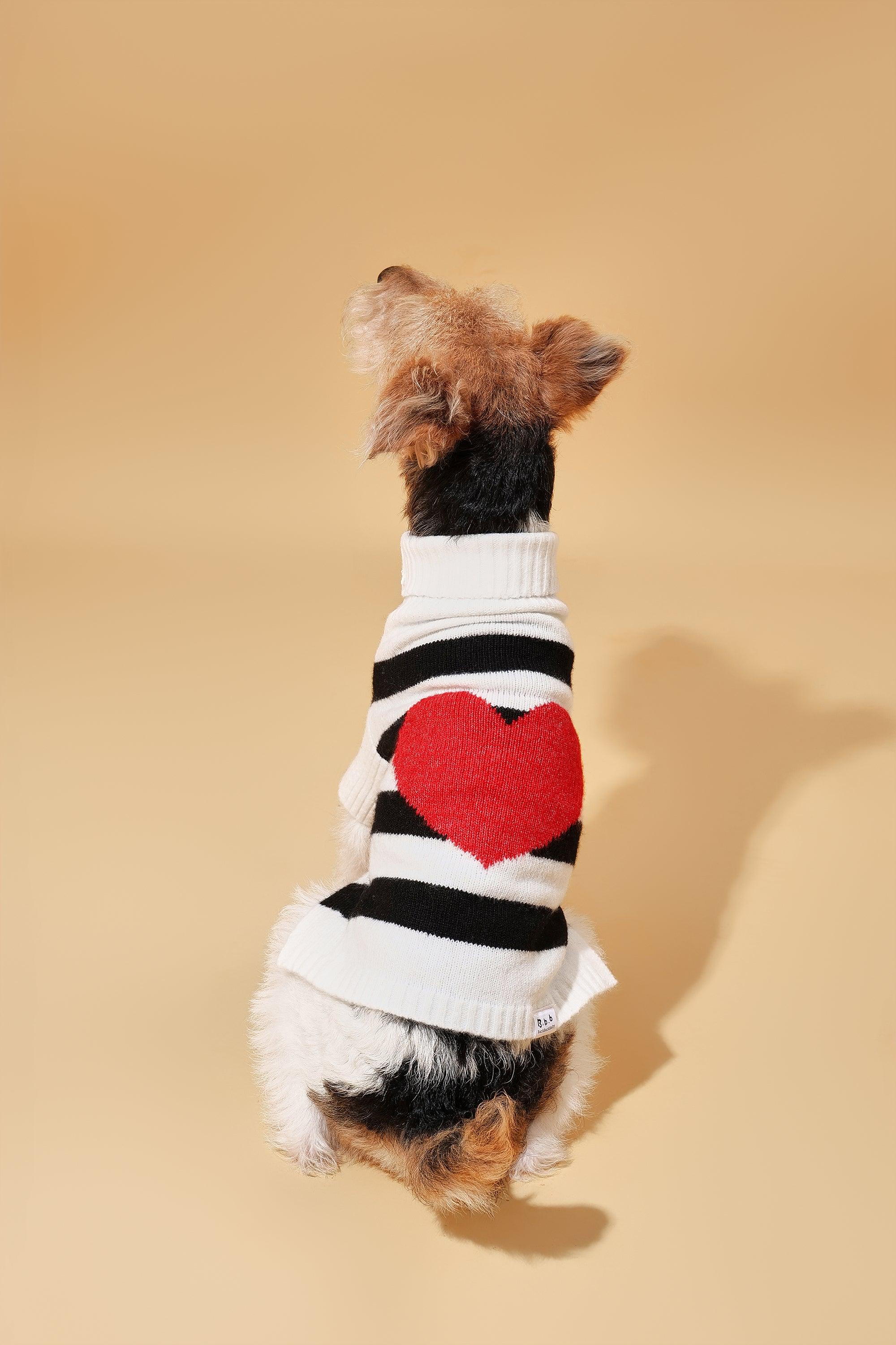 Sailor of My Heart Striped Turtleneck Sweater - HT Animal Supply