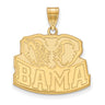 14k Yellow Gold U. of Alabama Large Pendant