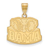 10k Yellow Gold U. of Alabama Medium Pendant
