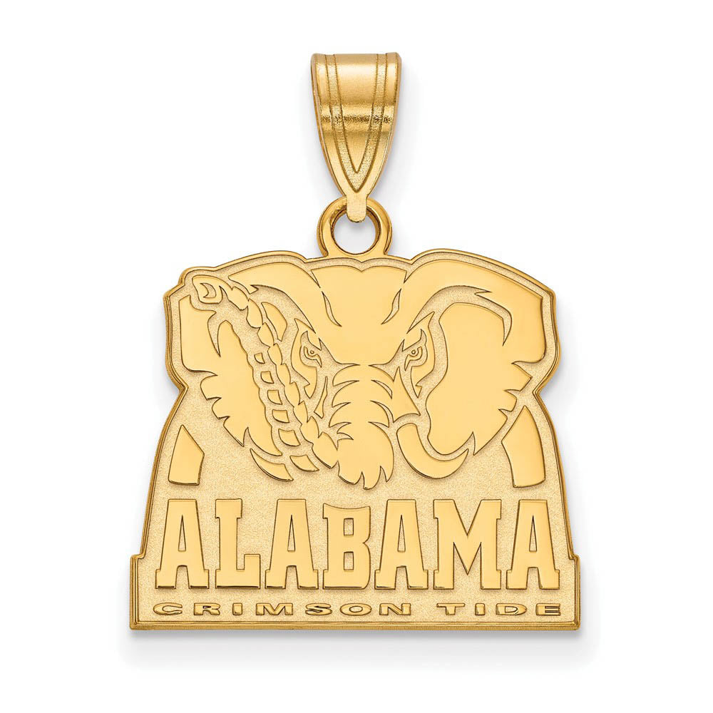 14k Yellow Gold U. of Alabama Medium Logo Pendant