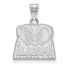 10k White Gold U. of Alabama Small Logo Pendant