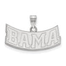 10k White Gold U. of Alabama Small BAMA Pendant