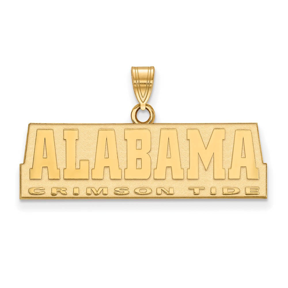 14k Yellow Gold U. of Alabama Small Pendant