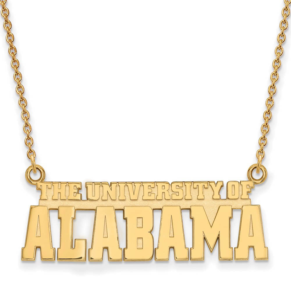 14k Yellow Gold U. of Alabama Small Necklace