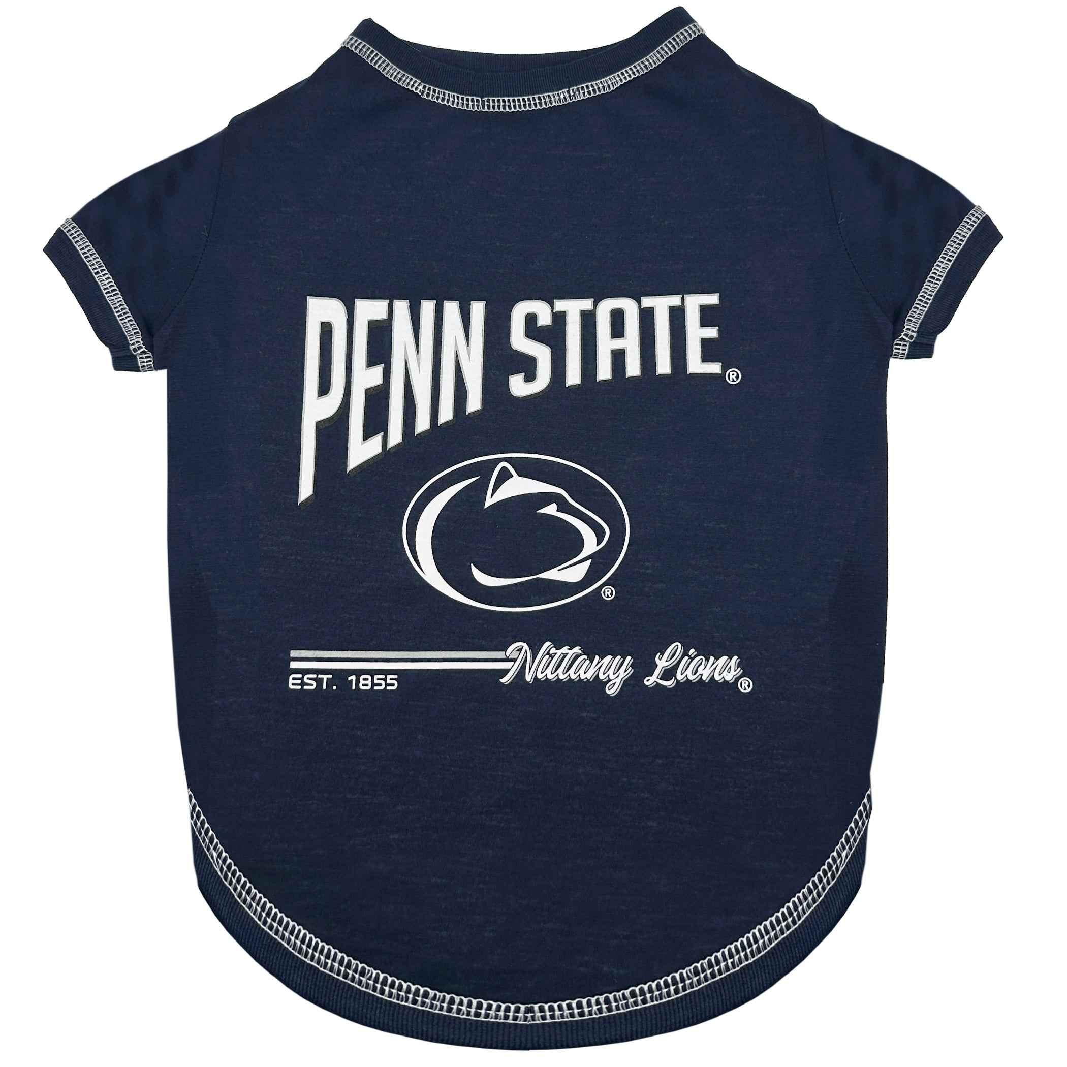NCAA Pennsylvania State University Nittany Lions Bold City Text Dog T-Shirt