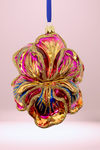 Passionate Delight Iris Polish Glass Ornament