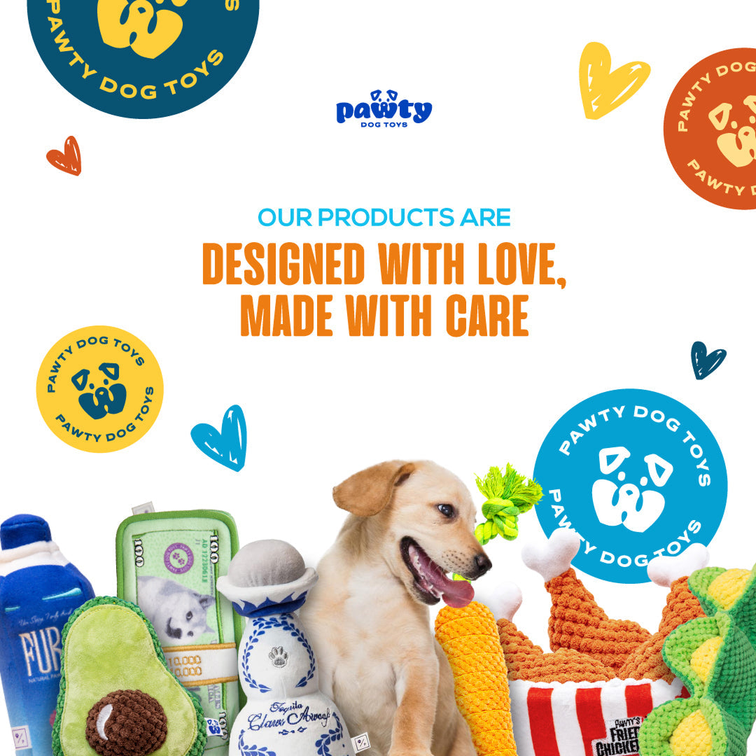 Pawty Donald Parody Plush Squeaky Dog Toy