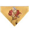 Pet Bandana - AVATAR THE LAST AIRBENDER Action Pose and Title Logo Yellow