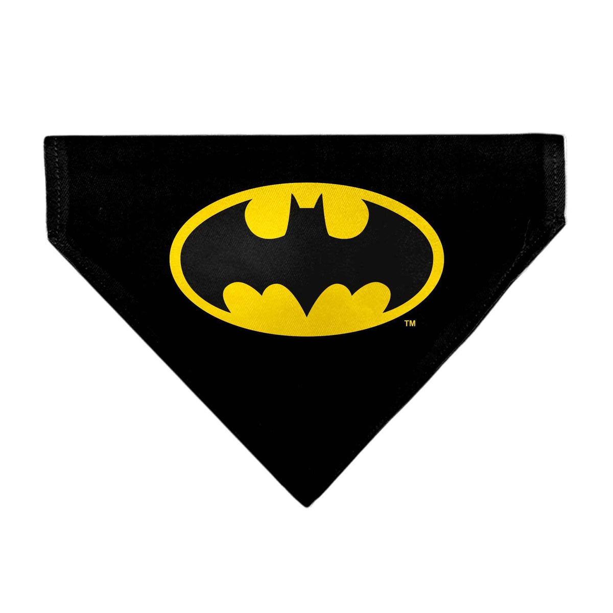 Pet Bandana - Batman Shield Logo Black/Yellow