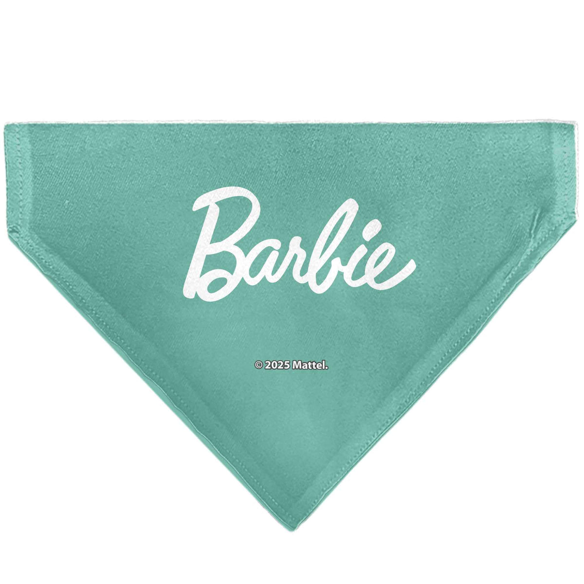 Pet Bandana - BARBIE Paw Print Icons and Script Blue/Multi Pastel