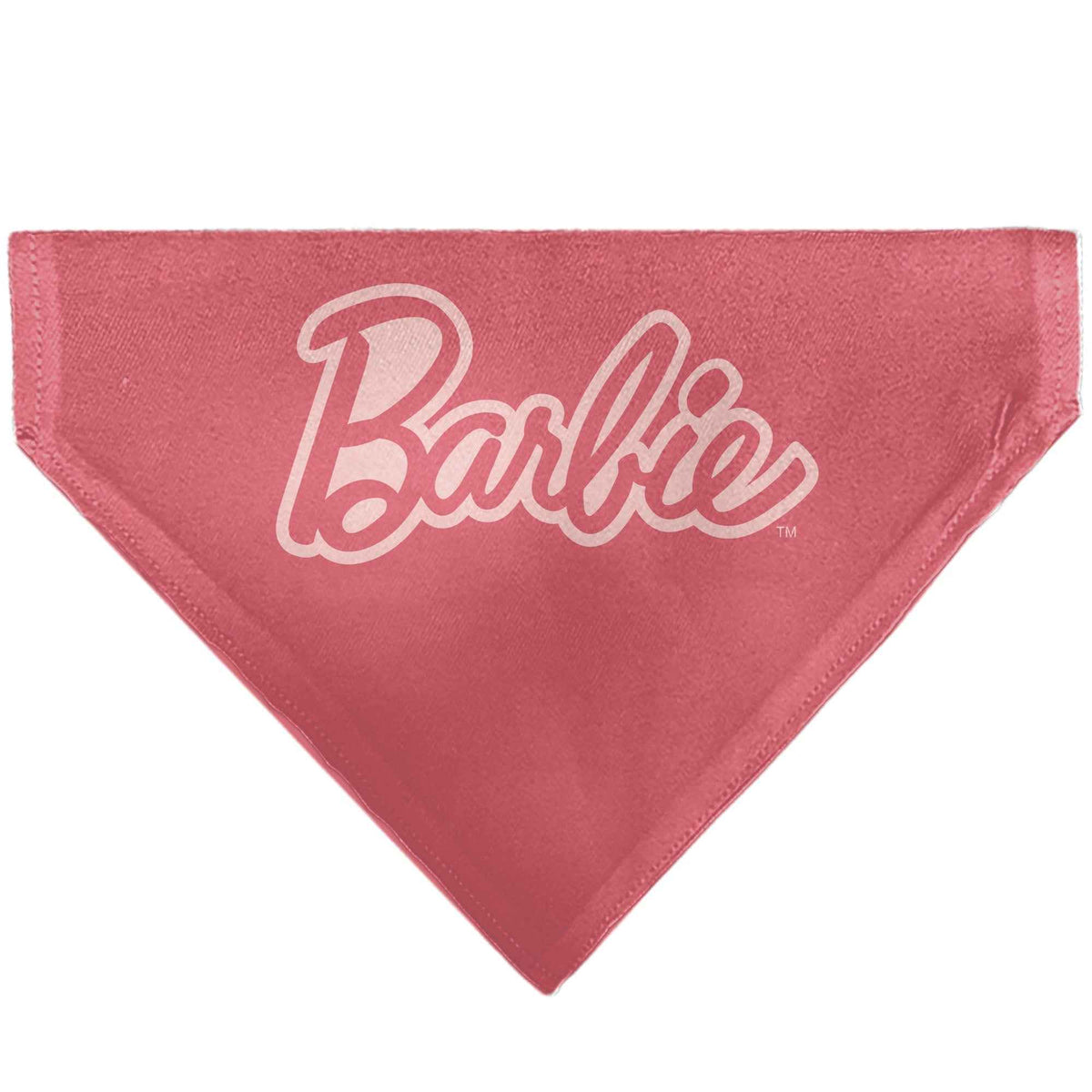Pet Bandana - Malibu Beach BARBIE Script and Icons Collage Pinks