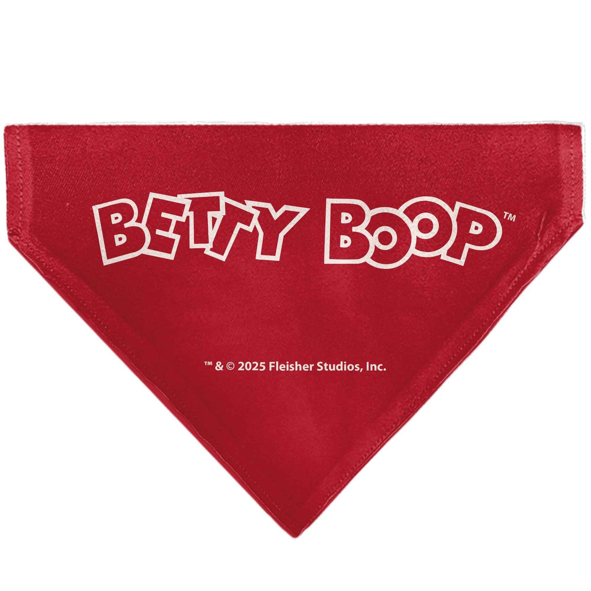 Pet Bandana - Betty Boop USA Heart Pose and Stars White/Red