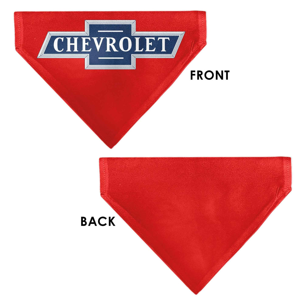 Pet Bandana - CHEVROLET 1940 Bowtie Text Logo Red/White/Blue