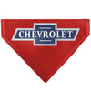 Pet Bandana - CHEVROLET 1940 Bowtie Text Logo Red/White/Blue