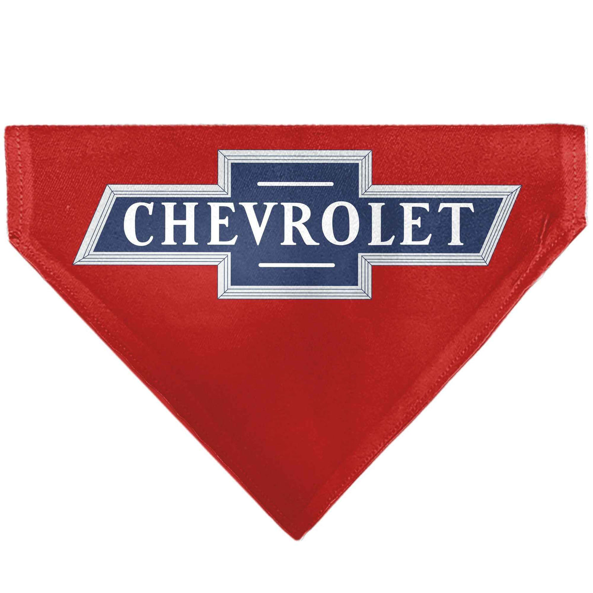 Pet Bandana - CHEVROLET 1940 Bowtie Text Logo Red/White/Blue