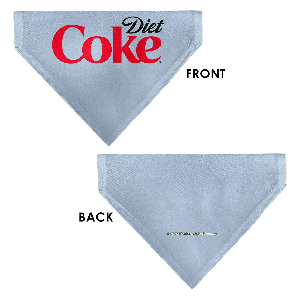 Pet Bandana - DIET COKE Logo Gray/Black/Red