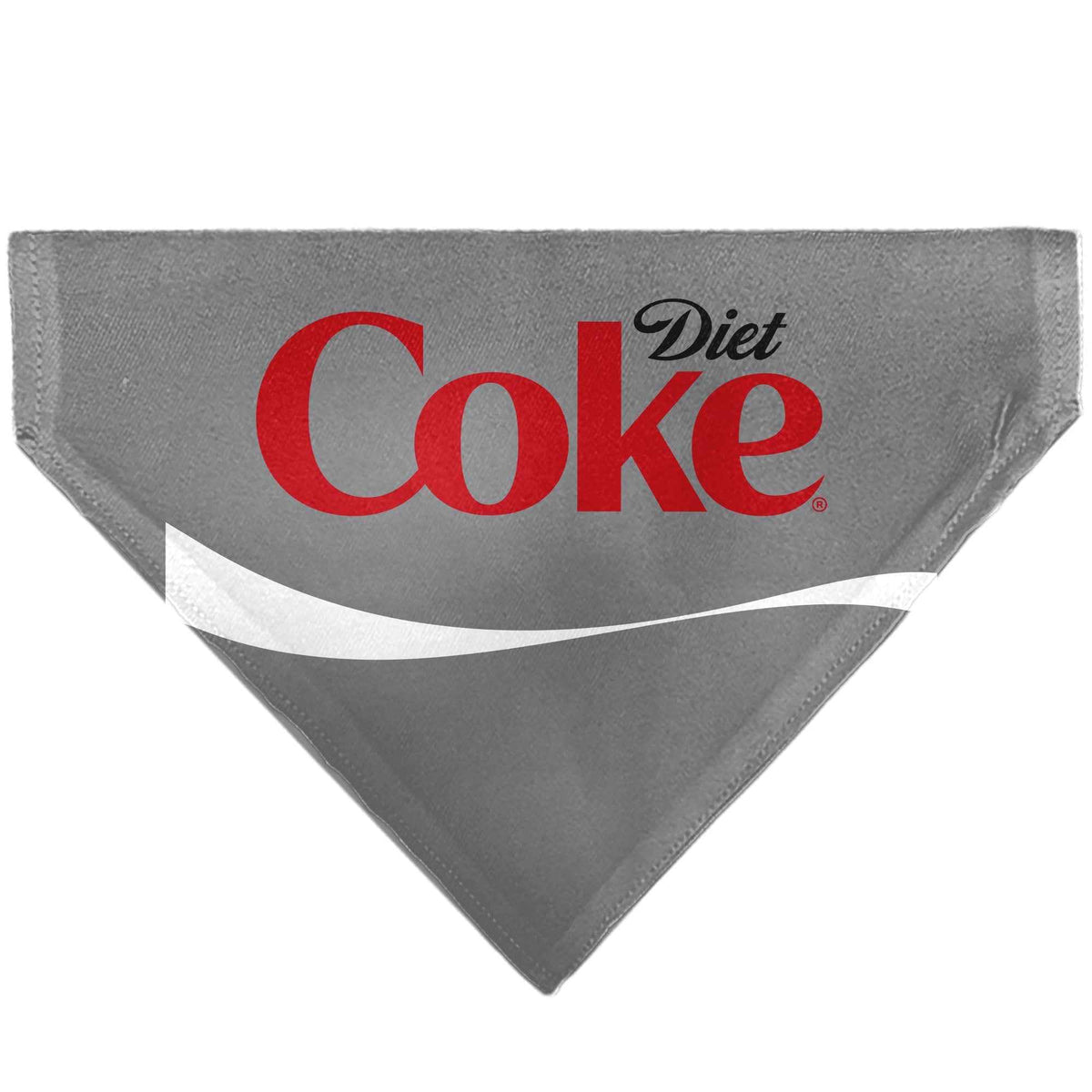 Pet Bandana - DIET COKE Logo Gray/Red/White