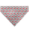 Pet Bandana - DIET COKE Bottle Caps Scattered Grays/White/Red