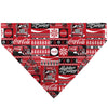 Pet Bandana - Coca-Cola Holiday Sweater Collage Red/Black/White
